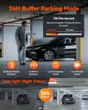 VANTRUE N4 Pro 4K 3 Channel Dash Cam 5G WiFi GPS, STARVIS 2, 4K+1080P+1080P Front and Rear Inside Triple Car Camera 3CH HDR, Night Vision, Voice Control, 24/7 Buffered Parking Mode, Support 512GB - 7