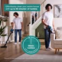 Bosch BCS612LGB Unlimited 6 Cordless Stick Vacuum Cleaner, Ultra Lightweight Design, Suitable for All Floor Types, 2 x Interchangeable 18V Batteries, 60 Minutes Run Time, Laguna Blue - 4