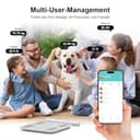 Körperfettwaage Digital Personenwaage Bluetooth mit 8 Elektroden Ganzkörperanalyse Waage mit APP und Handsensoren Smart Körperwaage für 18 Körperdaten Analysiert, BMI, Gewicht, Muskelmasse - 7
