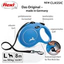 flexi® Classic L Gurt 8 m blau, Roll-Leine für Hunde bis 50 kg - 2