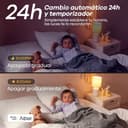 Linkind Matter Smart RGBTW Bombilla, WiFi LED E27, Bombilla Multicolor RGB/RGBTW 1800K-6500K, Compatible con Alexa Google Home, 9W equivalente a 60W, paquete de 4 - 7