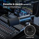 TONOR PC Microfono Dinámico Gaming con Brazo Soporte, Profesional Micrófono USB/XLR para Juegos, Podcasting, Streaming, Estudio, Vocal Grabación, Mic cardioide con 3.5mm Jack, Botón Mute, TD510+ - 8