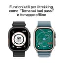 Apple Watch Ultra 3 GPS + Cellular, Cassa 49 mm in titanio naturale con Alpine Loop blu chiaro - Large - 5