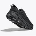 HOKA Unisex Clifton L Suede Sneaker, Black/Black, 10 UK - 4