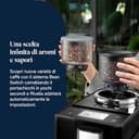 De’Longhi Rivelia – Perfetto Macchina da Caffè Automatica, Montalatte Classico, 8 Bevande in un Solo Tocco, Display Touch a Colori, Contenitori Chicchi di Caffè Intercambiabili, Nero (EXAM440.35.B) - 6