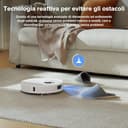 roborock QV 35A Set Robot Aspirapolvere, Antigroviglio, 8000Pa, Panno Sollevabile, Autolavaggio, Asciugatura ad Aria, Stazione Tutto in Uno, Evitare Ostacoli, Strategie di Pulizia dei Tappeti, Bianco - 6