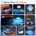 Haudio 2 Din Car Stereo with Wireless Apple CarPlay & Android Auto, 7 Inch Car Screen with Canbus, Bluetooth, Mirror Link,WiFi, FM/AM/RDS/SWC Car Radio for VW Golf 6, Passat, Polo, Tiguan, Jetta&Skoda - 8