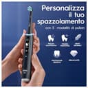 Oral-B Spazzolino Elettrico Ricaricabile iO 6 Nero e Rosa, 4 Testine per Spazzolino Elettrico, Confezione Doppia, 2 Spazzolini, Pulizia Denti Efficace - 4