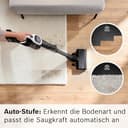 Bosch Akku-Staubsauger Unlimited 10 BTS1042WAC, Testsieger, kabellos, MicroClean Technology, TFT Display, HEPA-Filtersystem, 10 Jahre Motorgarantie, 2x 4 Ah Akku, LED-Licht, Schnellladegerät, weiß - 13