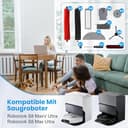 32 Stück Zubehör für Roborock S8 MaxV Ultra & S8 Max Ultra Saugroboter | 4 Hauptbürste, 6 Staubbeutel, 4 Filter, 4 Wischtücher, 4 Seitenwischer, 6 Seitenbürsten & Reinigungsbürste - 4