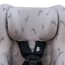 JYOKO Kids Funda de algodón Compatible con Joie Spin 360 y Nuna Rebl (Giraffe, Funda Joie I-Spin 360) - 5