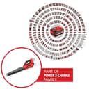 Spazzafoglie Einhell Professional GP-LB 36/230 Li T BL-Solo Power X-Change (36 V, aria 230 km/ora, Brushless, regolaz. giri, tubo 3 stadi, senza batteria) - 2