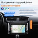 Haudio 2 Din Autoradio con Wireless Apple CarPlay e Android Auto, Schermo da 7 Pollici con Canbus, Bluetooth, Mirror Link,WiFi, FM/AM/RDS/SWC Autostereo per VW Golf 6, Passat,Polo, Tiguan, Jetta&Skoda - 3