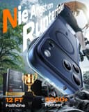 TOCOL für iPhone 17 Pro Max Hülle 6,9 Zoll, Kompatibel mit MagSafe, Vollständiger Kameraschutz, Eingebauter Magnetring, Stoßfest Kratzfest Transluzente Handyhülle für iPhone 17 Pro Max Case, Blau - 6