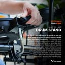 Kit Elettronico V-Drums Roland TD-07DMK – Kit con le leggendarie pelli Mesh a doppio strato dalla suonabilità ed espressività superiori – Audio & MIDI Bluetooth – USB per registrare dati audio e MIDI - 6
