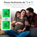 Termometro Frontale Infrarossi Senza Contatto – Lettura Istantanea 1 s | Boston Tech | Display 3 Colori con Allarme Febbre | Memoria 20 Letture | Conversione °C/°F | Neonati Bambini Adulti - 3
