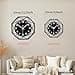 VIVILINEN Reloj de Pared Grande 40cm Silencioso Reloj de Pared de Metal y Madera Estilo Moderno Decorativo para Salón, Dormitorio, Cocina - 2