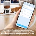 WAVEEME Dual-Lens Automatic Cat Feeder with Camera for 2 Cats, 6L1080P HD Video Pet Food Dispenser with Dual Bowls, AI Motion Detection & 2-Way Audio, App Control Timed Feeder for Multi-Cat Household - 3