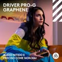 Logitech G Astro A50, cuffia con microfono gaming wireless LIGHTSPEED + base (Gen 5), PRO-G GRAPHENE, passaggio fra 3 sistemi, USB-C per Xbox, PS5, PC/Mac, Nintendo Switch, Switch 2, Bluetooth - Nero - 3