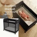 Bugaboo Stardust, 2 en 1: Parque Infantil Plegable y Cuna de Viaje compacta con colchón, desplegado en 1 Segundo, Bolsa de Transporte, Desde recién Nacidos hasta niños pequeños, Midnight Black - 2