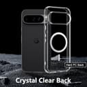 Fitudoos Funda para Google Pixel 10/10 Pro, Compatible con MagSafe, Protección de Grado Militar, Resistente a Golpes, Antiamarilleo y arañazos Funda-Transparente. - 5