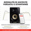 M-AUDIO Forty Sixty - Cassa Monitor da Studio Attiva da 6.5" per la Produzione e il Mixing, con Accurato Crossover DSP, EQ, App di Controllo e Bluetooth, 100W - 5