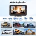 Senza Fili Digitale Telecamera di Retromarcia Kit con 5 Pollici IPS Monitor, IP69 Impermeabile, Visione Notturna, Grandangolo per Piccola Auto e Piccolo Camion, Veicoli da Lavoro, Grandi Camion, ecc. - 7