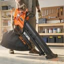 Outsunny Soffiatore e Aspiratore per Foglie 3-in-1 da 3000W con Trituratore, Sacco da 40L, 4 Ruote, Tracolla Regolabile, per Prati Vialetti e Terrazzi - 7