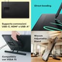 Wacom Cintiq 24 Touch (Edizione 2025) – Tavoletta grafica con schermo creativa 2.5K – tablet con penna e multi-touch, Wacom Pro Pen 3, vetro antiriflesso e supporto ergonomico regolabile - 3