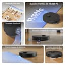 DREAME L10s Pro Gen 3 Robot Aspirador y Friegasuelos Inteligente, Succión Vormax de 13.000 Pa, Sistema de Fregado DuoScrub, Mopa con Elevación Automática 7 mm, Alcanza lo Inalcanzable, 5200 mAh, Negro - 10