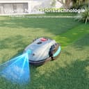 YARDCARE V100 Mähroboter ohne Begrenzungskabel, mit Vision-Navigation, Hindernisvermeidung(150 Arten), 4,0 Ah Akku Rasenmäher Roboter, Rasenroboter mit Graskamm, Ersatzklingen - 4