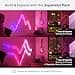 Nanoleaf Lines 60 Degrees Expansion Pack, 3 Barre LED Aggiuntivi RGBW Smart Modulari - Applique da Parete Interno Modulari, Luci Led 16M Colori WiFi, Funziona con Alexa, Sincronia Musica e Monitor - 2