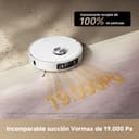 DREAME L40 Ultra Ae Robot Aspirador con 19,000 Pa de Succión, Cepillos y Mopa de Alcance Flexible, Elimina La Suciedad Húmeda y Seca, La Estación Todo En Uno Vacía el Polvo, Blanco - 2