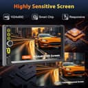 Autoradio 2 DIN Compatibile con Wireless Carplay & Android Auto,7 Pollici Touchscreen Stereo Auto Bluetooth con Schermo,Radio Auto con Mirror Link/USB/AUX/FM/Microfono, Supporta Telecamera Posteriore - 4