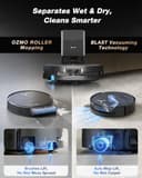ECOVACS DEEBOT X9 Pro Omni Robot Vacuum Cleaner and Mop, Blast™ 16,600 Pa Suction, OZMO Roller Instant Auto-Wash Mop, ZeroTangle™ 3.0, Triple Lift System, AI Smart Navigation - 4