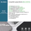 ZYB 16 Inch Laptop Sleeve Case,Shockproof Waterproof Notebook Case 16 Inch for 2021-2025 MacBook Pro 16 M4 M3 M2 M1,16" Laptop Lenovo ThinkBook/IdeaPad HP Dell ASUS Acer VivoBook Chromebook etc-Black - 2