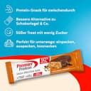 Premier Protein - High Protein Bar 50% - Chocolate Caramel - 16x40g - Low Sugar - Low Carb - palmölfrei - 4