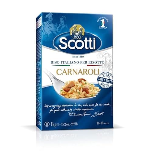 Riso Scotti Carnaroli Risotto Reis (10x 1kg) – Perfektes Al Dente, 100% italienischer Reis