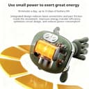 4D NackenmassagegeräT Kabellos, Neck and Cervical Massage, MassagegeräT 4D HäNde, 3 Massagegrade & 2 Temperaturstufen, NackenmassagegeräT Mit WäRme, Geschenke FüR Familie & Freunde (grundlegend) - 4