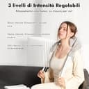 Massaggiatore Cervicale, Massaggiatore Schiena e Collo con Funzione di Riscaldamento e 3 Velocità Regolabili, Natale Regali per Uomini, Donne, Mamma, Papà - 6