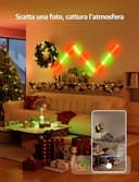 Lepro WL1 AI Smart Luci Natale Interno,SYNC Music e RGBIC DIY per LED Gaming Room,Retroilluminazione TV,LED Light Bars Funziona con Alexa/Google Assistant,Progettista Illuminazione AI Personalizzato - 4