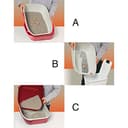 Ferplast Lettiera per gatti Chiusa MAGIX, Cassetta igienica per gatti, Setaccio, Fondo contenitivo, Portina basculante oscurata, Bordeaux - 5