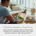 Dell XPS 13 (9350) Laptop Copilot+ PC 13.4'' FHD+ 120Hz, Intel Core Ultra 7 Series 2 - Intel Evo Edition, Intel ARC Graphics, 32GB RAM, 1TB SSD, Windows 11 Home, UK Qwerty Backlit Keyboard, Platinum - 2