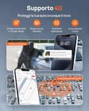 70mai Dash Cam A810S, 4K+1080P Telecamera Auto Fronte e Retro con SD 128GB, Starvis 2 HDR, GPS Integrato, Sorveglianza Parcheggio 24h AI, Visione Notturna, ADAS, WiFi & App, Supporta 512GB - 5