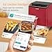 Cosori Dual Blaze Freidora de Aire, Air Fryer WIFI 6,4L, 11 en 1, Freidora sin Aceite, Más de 90 Recetas en la App Creadas por Chef en Español, Roja, con Doble Resistencia,CAF-P585S - 5