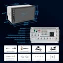 Doppel Din Radio Android Auto mit Wireless Carplay & Android Auto, 7 Zoll Android Autoradio 2Din mit Bildschirm, Doppeldin CarPlay Display mit Bluetooth Navi WiFi, FM/AM/RDS Radio, USB - 7