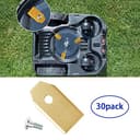 30pack Robotic Lawn Mower Replacement Automower Lawnmower Blades Fit for All Gardena Robotic Automower and Husqvarna Robotic. - 3