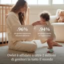 Owlet Dream Duo™ 3 - Dream Sock Bedtime Blue + Dream Sight - Sistema di monitoraggio intelligente per la salute dei bebè - 8