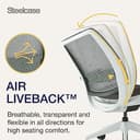 Steelcase Series 2 Ergonomic Office Chair With LiveBack Lumbar Support And 4D Armests Nickel/Anthracite; Made in Europe - 4