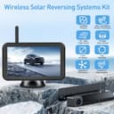 Telecamera di retromarcia senza fili solare 5" Monitor Camera Solare Kit 1080P HD Telecamera di retromarcia IR Visione Notturna IP66 Impermeabile per furgone (5'' con 1 Telecamere) - 2